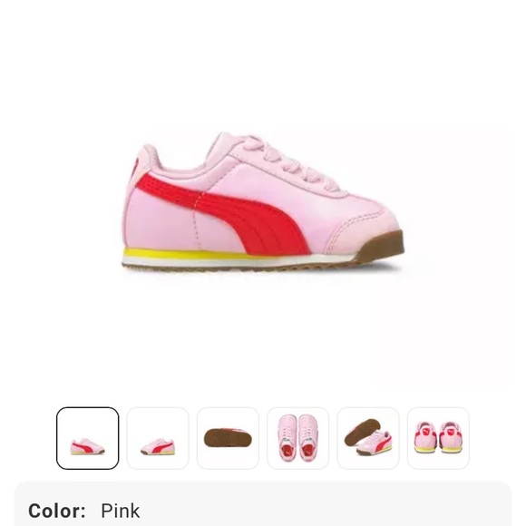 PUMA Roma Basic Summer "Pink" Infant Girls' Shoe-4C - Picture 2 of 9